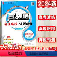 真题圈.政治 七年级下 [正版]2024新版真题圈七年级上册下册道德与法治人教版初一7年级同步测试卷期中期末真题模拟卷初