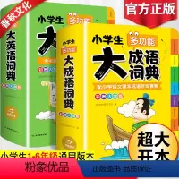 [正版]2023小学生大成语词典大英语词典小学多功能大全1-6年级彩图版全功能字典英汉汉英双解互译小词典词汇语法单词儿