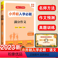 语文·满分作文 小学升初中 [正版]小升初入学必刷题人教版知识大集结毕业总复习资料六年级下册语文满分作文精选写作技巧与方