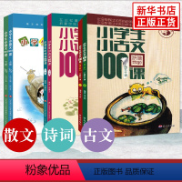 小学生小古文100课+小学生小诗词100课+小学生小散文100课-全6册 小学通用 [正版] 新版小学生小古文100课上
