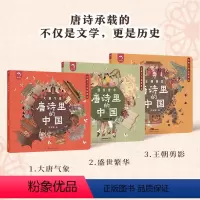 唐诗里的中国全3册 [正版]唐诗里的中国全3册5岁开始的唐诗拓展阅读由盛转衰的唐朝历史王朝气象丝绸之路珍奇异宝唐诗史料狸