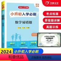 [小升初必刷]数学易错题-彩绘版 小学升初中 [正版]2024新版小升初入学必刷数学易错题人教版 6升7数学专项强化训练