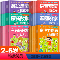 [全48册]幼小衔接入学启蒙贴纸书 [正版]幼小衔接入学启蒙贴纸书全套48册 全脑逻辑思维游戏训练 幼儿园书籍 宝宝贴贴