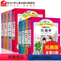 [正版]四大名著全套8册小学生版注音彩图版原著白话文西游记儿童版三国演义红楼梦水浒传安徒生童话格林童话一千零一夜伊索寓