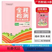 英语C版(接力版) 六年级下 [正版]2024春广西小学全程检测六年级下册英语C版接力版单元测试卷 广西6年级教辅单元期