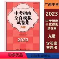中考指南全真模拟试卷集A版 九年级 [正版]广西2023中考指南全真模拟试卷集A版 广西初中学业水平考试模拟测试卷 广西