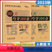 语文+数学[人教版] 二年级上 [正版]2023秋15天巧夺100分二年级上册语文数学人教版 新版小学2年级上册68所助