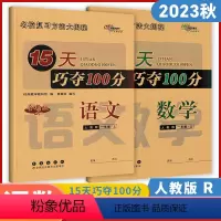 语文+数学[人教版] 一年级上 [正版]2023秋15天巧夺100分一年级上册语文数学人教版 新版小学1年级上册68所助