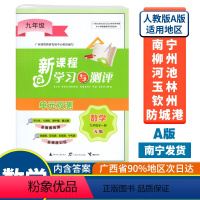 全一册 数学A版(人教版) 九年级 [正版]2023秋初中新课程学习与测评单元双测九年级全一册数学A版人教版广西中学教辅