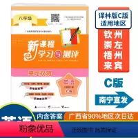 英语C版(译林版) 八年级上 [正版]2023秋初中新课程学习与测评单元双测八年级上册英语C版译林版广西中学教辅8年级单
