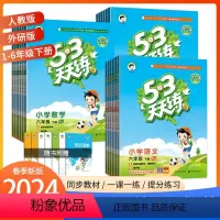 语+数+英(3本装) 三年级下 [正版]2024春新版53天天练一二三四五六年级下册语文数学人教版英语外研版 小学1-6
