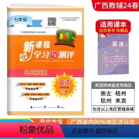 英语C版(译林版) 七年级下 [正版]2024春广西初中新课程学习与测评单元双测七年级下册英语C版译林版新版 广西初一7