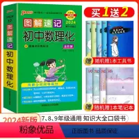 数理化合订本 初中通用 [正版]口袋书2024新版pass绿卡图书图解速记初中数理化词汇知识大全随身便携口袋书基础知识手