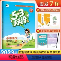 语文 五年级上 [正版]2023秋季 53天天练小学语文五年级上册人教版 5年级上学期语文同步练习册五三单元期末模拟测试