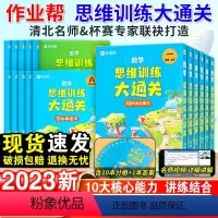 数学思维训练大通关 一年级上 [正版]2023新数学思维训练大通关一二三四五六年级作业帮上下册小学生奥数竞赛思维训练数学