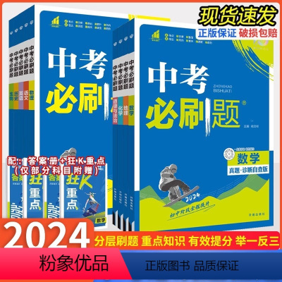 [主科不能差]语文+数学+英语 全国通用 [正版]2024中考合订本九年级语文数学英语物理化学生物政治历史地理全套总复习