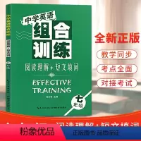 [正版]中学英语组合训练 阅读理解+短文填词七年级上下册初中初一英语组合训练英语阅读理解专项训练习题湖北教育出版社人教
