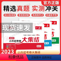 3本套 小学升初中 [正版]2023新版 小学毕业升学考卷大集结 五六年级语文数学英语小升初真题试卷小学毕业升学考试模拟