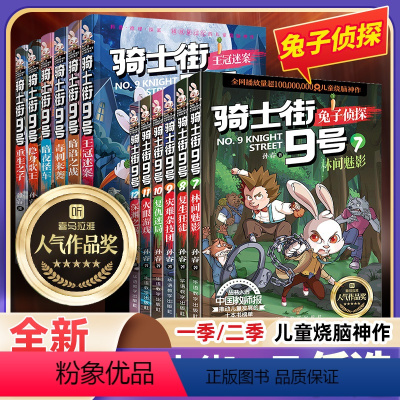 骑士街九号第一辑+第二辑全12册 [正版]骑士街9号第一季+第二季全12册孙睿九号王冠迷案暗语之战暗夜怪车毒刺来袭隐身歌