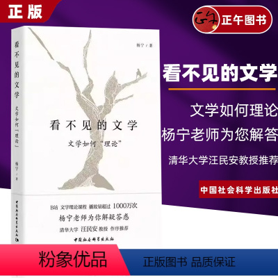 [正版]书籍 看不见的文学:文学如何理论 杨宁 著 哔哩哔哩B站知名up主文学理论 据B站课程《杨宁老师的文学启示课》