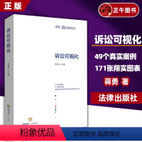 [正版] 诉讼可视化 可视化实战经验分享 蒋勇 49个真实案例171张翔实图表 天同律师事务所三大诉讼法宝 可视化应
