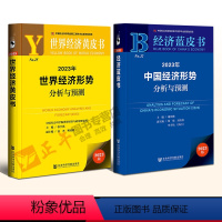 中国经济蓝皮书2023+世界经济黄皮书2023 [正版]2本套 中国经济蓝皮书2023年中国经济形势分析与预测+世界经济