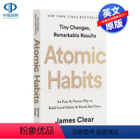 [正版]英文原版 原子习惯 Atomic Habits 平装 建立好习惯打破坏习惯的简单方法 微小习惯对生活的巨大影响