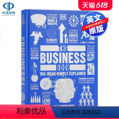 [正版]英文原版 The Business Book DK 人类的思想百科丛书 商学百科图解 全彩精装 Big Ide