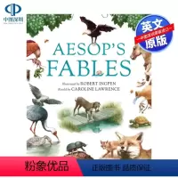 [英文原版]伊索寓言 [正版]英文原版 鲁滨逊漂流记 精装插图版绘本 罗伯特英潘经典名著插画系列 Robinson Cr