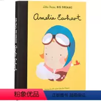 [正版]英文原版 小女孩,大梦想:埃尔哈特 Amelia Earhart 精装 名人传记绘本 儿童英语启蒙 世界杰出女