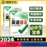 [2本]语法+词汇 初中通用 [正版]2024 万唯中考初中考英语词汇单词语法英语专项训练大全组合训练手册语法专练中考模