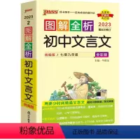 初中文言文 初中通用 [正版]2023图解速记初中全套古诗文数学英语地理生物政治历史物理化学文言文七八九年级初一初二初三