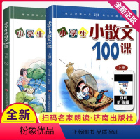 小散文100课+小古文100课(共4册) 小学通用 [正版]小学生小散文100课上下2册小古文100课姐妹篇非小巴掌散文