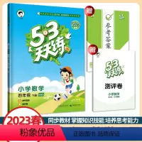 数学 四年级下 [正版]2023春新版 53天天练四年级下册数学北师大版BSD小学4年级下册数学书同步训练练习册试卷测试