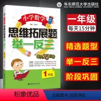 [正版] 小学数学思维拓展题举一反三 一年级 经典例题思路点拨智力热身 小学数学指导练习 数学提高冲刺思维训练题 小学