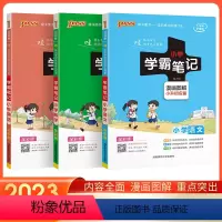 [语文·+数学+英语] 小学通用 [正版]2023pass绿卡图书全彩版 小学学霸笔记语文数学英语 漫画图解速记 小学通