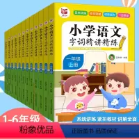 语文字词精讲精练 一年级上 [正版]小学语文字词精讲精练 看拼音写词语生字注音一二三年级四五六年级课堂随堂练习册 笔画顺