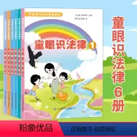 童眼识法律[全6册] [正版]童眼识法律写给孩子的法律漫画书123456全套6册儿童法治绘本4-8岁法律道德普及书籍自我