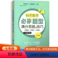 数学必刷题 [七年级] 初中通用 [正版]初中数学必刷题型满分思路与技巧 七年级八九年级/789年级 测基础+学技巧 附