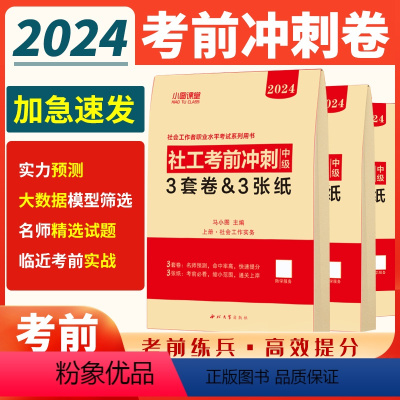[正版]社会工作者中级考前冲刺3套卷2024年押题模拟试卷实务综合能力法规与政策考试真题题库社工师资料证中国出版社刷题