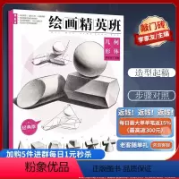 [正版]优惠敲门砖 绘画精英班几何形体经典版 素描高中 单个组合结构明暗示范步骤详解零基础入门李家友起步基础自学模