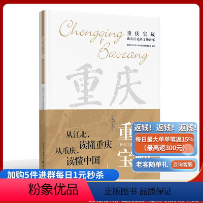 [正版]《重庆宝藏:藏在江北的文物故事》 重庆市江北区文化和旅游发展委员会 编著 了解重庆江北从这里开始社科历史文化地