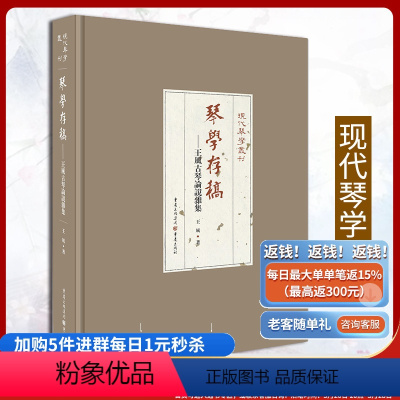 [正版]琴学存稿:王风古琴论说杂集 现代琴学丛刊 重庆出版社古琴鉴赏琴史琴器琴话论文杂谈古琴琴谱民族古典乐器音乐书