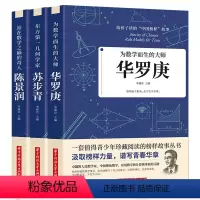 [正版]给孩子读的中国榜样故事为数学而生的华罗庚+站在数学之巅的奇人陈景润+东方几何学家苏步青 全3册儿童文学人物传记