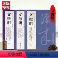 [正版]满2件减2元共3册文徵明文征明一二三历代名家书法经典繁体旁注小楷行书草书毛笔书法作品集小楷前后赤壁赋文徵明字帖