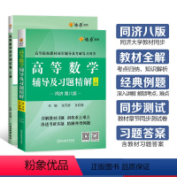 [2本]高等数学辅导+同步测试卷(同济八版)上册 [正版]高等数学辅导及习题精解同步测试卷同济高等数学同济第八版星火燎原