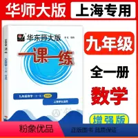 [正版]华师大版一课一练数学增强版9年级九年级上下全一册数学上海地区中学生考试常备教辅沪教版华东师范大学出版社