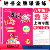 [正版]钟书金牌教辅 课课练全新修订版 数学 8年级上/八年级上 数学 第一学期 上海初中教辅课后同步配套练习上海大学