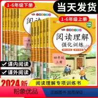 [6本]阅读理解+口算+计算+应用+看拼音+字帖 一年级上 [正版]2024版阅读理解专项训练书人教版 一二年级三年级四