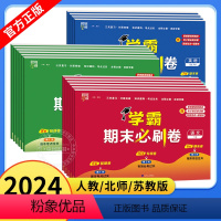 3本/语文+数学+英语-人教版 三年级下 [正版]2024春经纶学霸期末必刷卷一二年级三四五六年级下册语文数学英语人教北